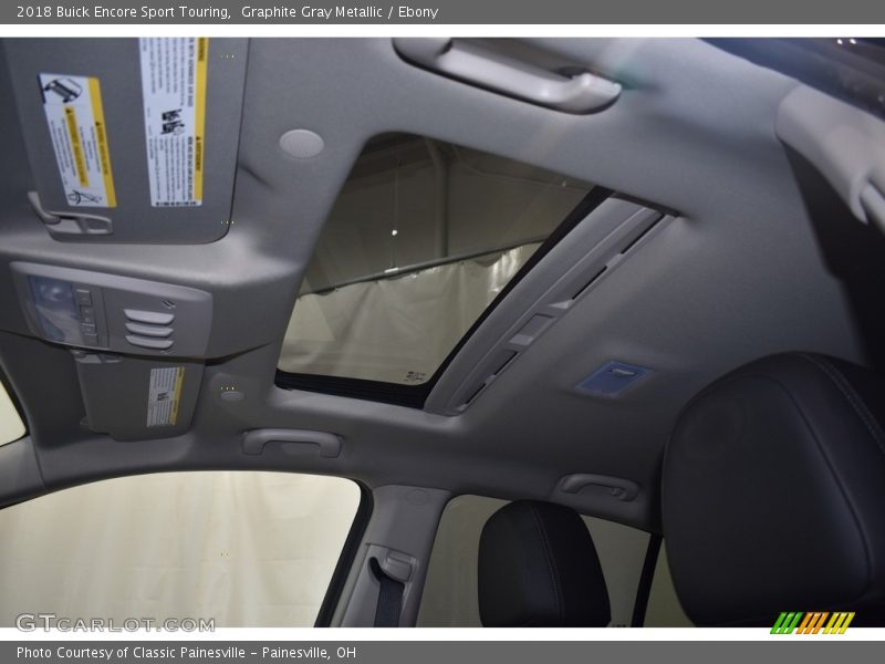 Graphite Gray Metallic / Ebony 2018 Buick Encore Sport Touring
