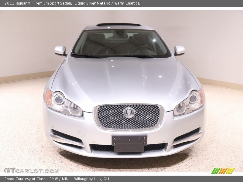 Liquid Silver Metallic / Warm Charcoal 2011 Jaguar XF Premium Sport Sedan