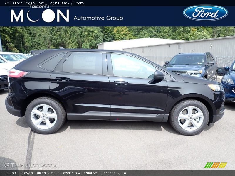 Agate Black / Ebony 2020 Ford Edge SE AWD