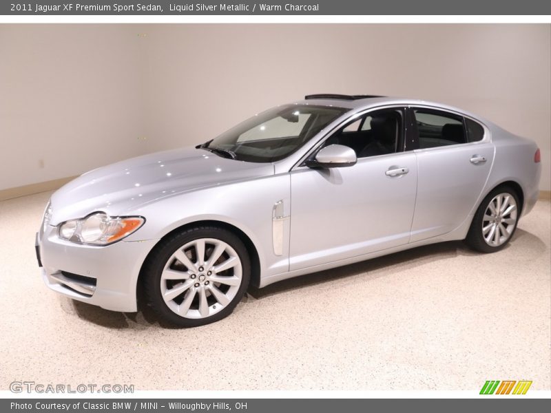 Liquid Silver Metallic / Warm Charcoal 2011 Jaguar XF Premium Sport Sedan