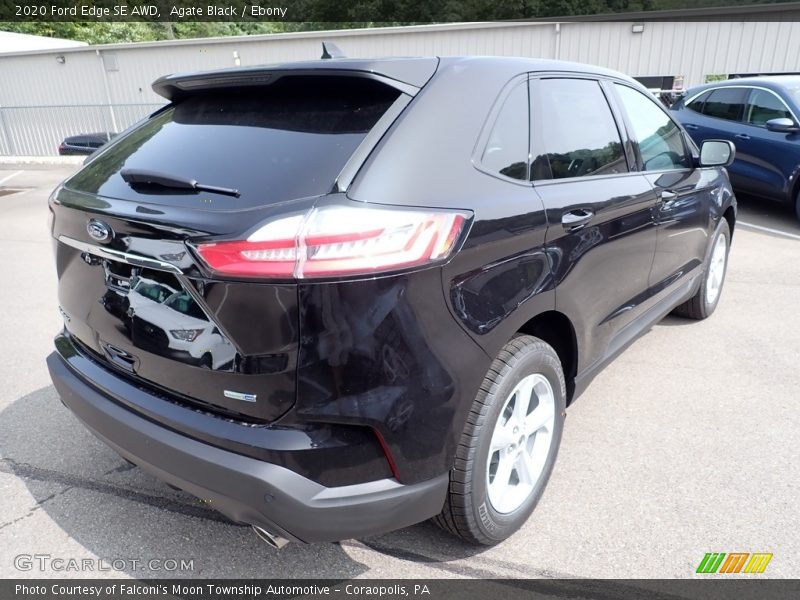 Agate Black / Ebony 2020 Ford Edge SE AWD