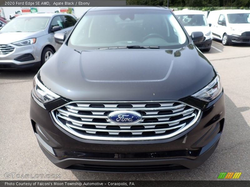 Agate Black / Ebony 2020 Ford Edge SE AWD