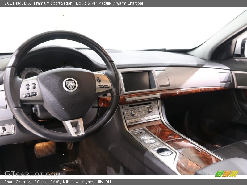 Liquid Silver Metallic / Warm Charcoal 2011 Jaguar XF Premium Sport Sedan