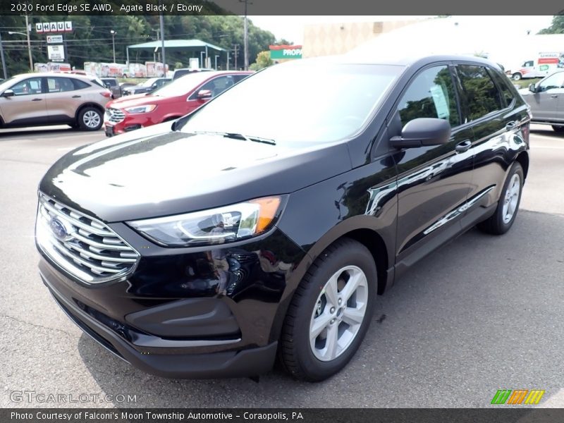 Agate Black / Ebony 2020 Ford Edge SE AWD