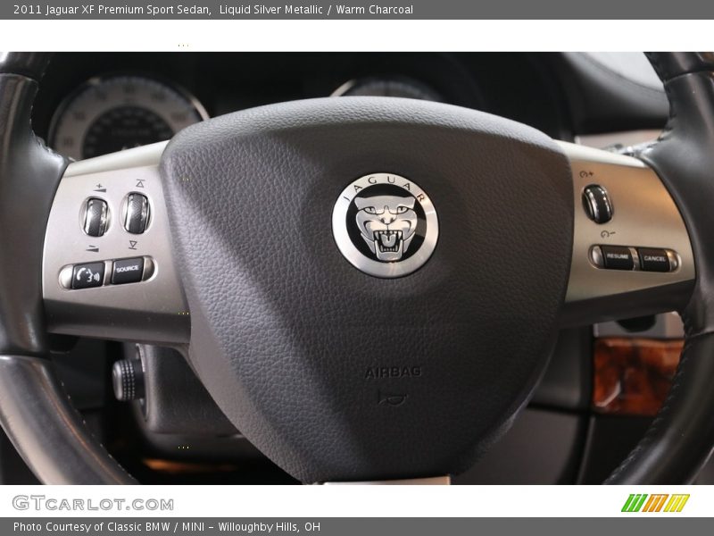 Liquid Silver Metallic / Warm Charcoal 2011 Jaguar XF Premium Sport Sedan