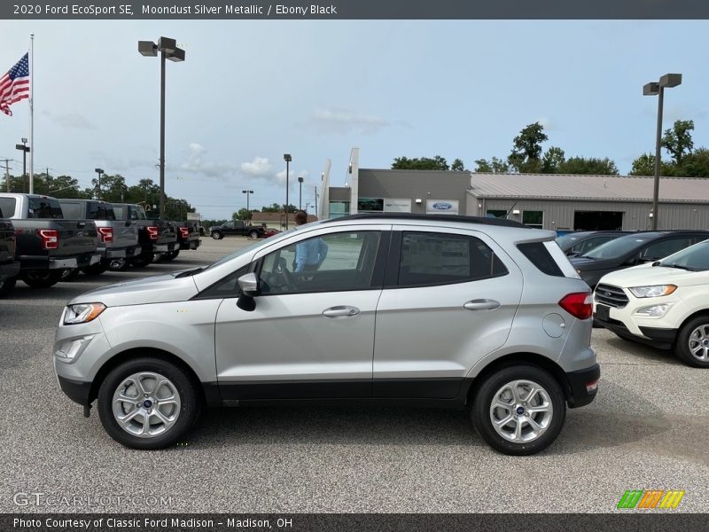 Moondust Silver Metallic / Ebony Black 2020 Ford EcoSport SE
