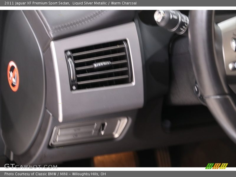 Liquid Silver Metallic / Warm Charcoal 2011 Jaguar XF Premium Sport Sedan