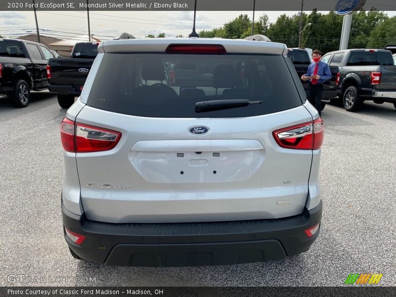 Moondust Silver Metallic / Ebony Black 2020 Ford EcoSport SE