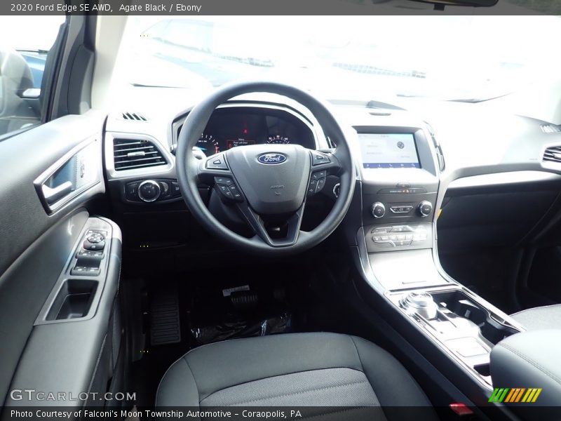 Agate Black / Ebony 2020 Ford Edge SE AWD