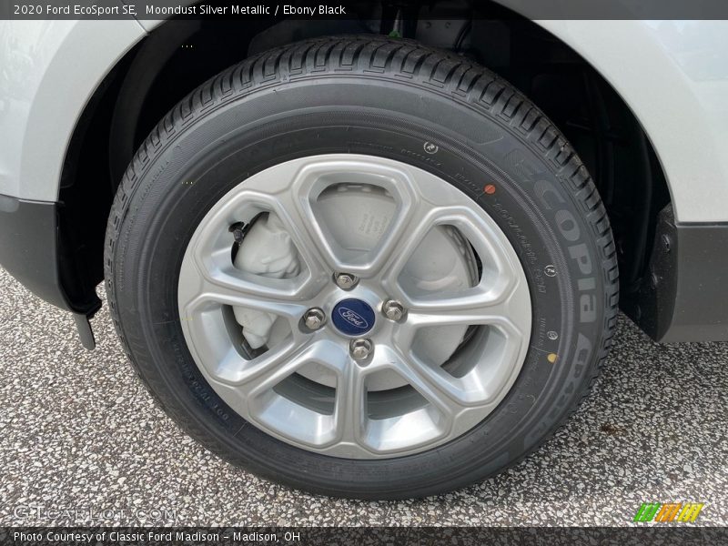 Moondust Silver Metallic / Ebony Black 2020 Ford EcoSport SE