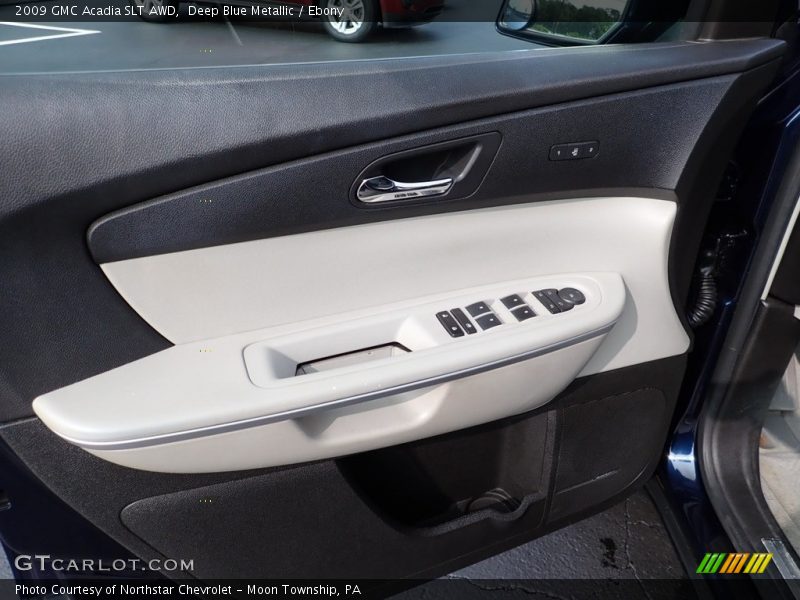 Deep Blue Metallic / Ebony 2009 GMC Acadia SLT AWD