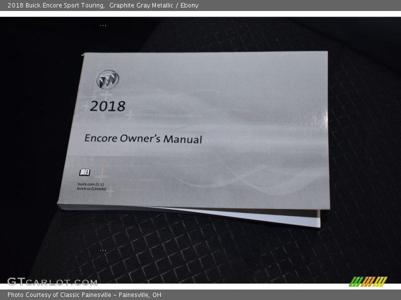 Graphite Gray Metallic / Ebony 2018 Buick Encore Sport Touring