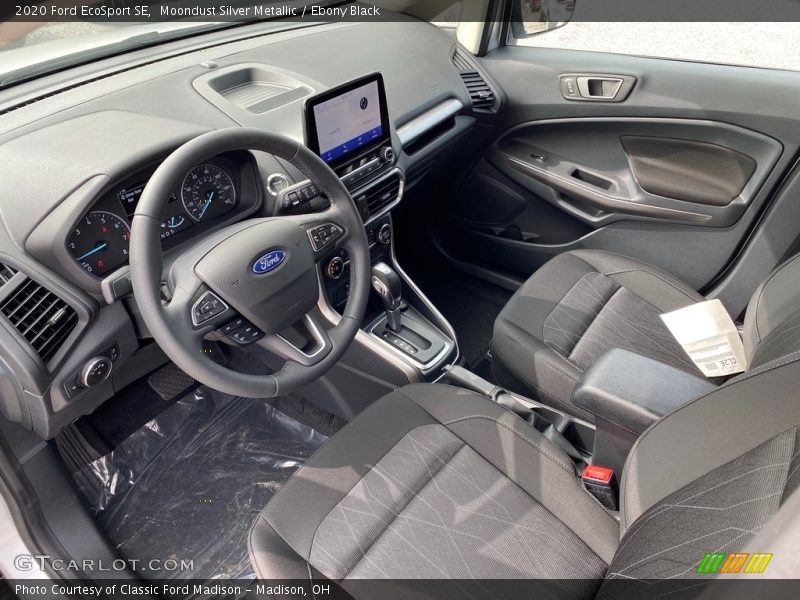 Moondust Silver Metallic / Ebony Black 2020 Ford EcoSport SE