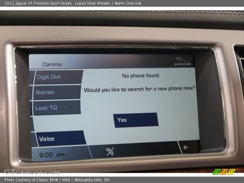 Liquid Silver Metallic / Warm Charcoal 2011 Jaguar XF Premium Sport Sedan