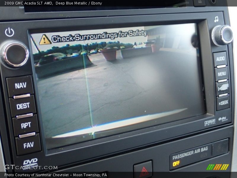 Deep Blue Metallic / Ebony 2009 GMC Acadia SLT AWD