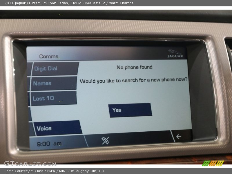 Liquid Silver Metallic / Warm Charcoal 2011 Jaguar XF Premium Sport Sedan