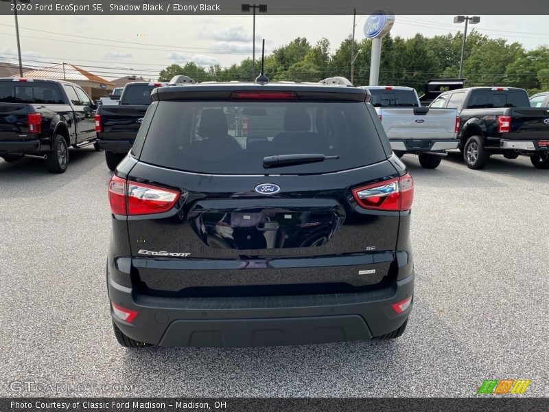 Shadow Black / Ebony Black 2020 Ford EcoSport SE