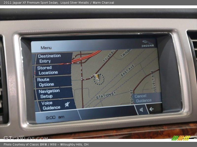 Liquid Silver Metallic / Warm Charcoal 2011 Jaguar XF Premium Sport Sedan