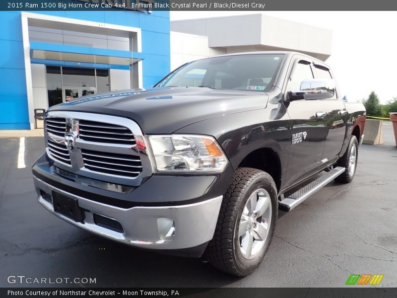  2015 1500 Big Horn Crew Cab 4x4 Brilliant Black Crystal Pearl