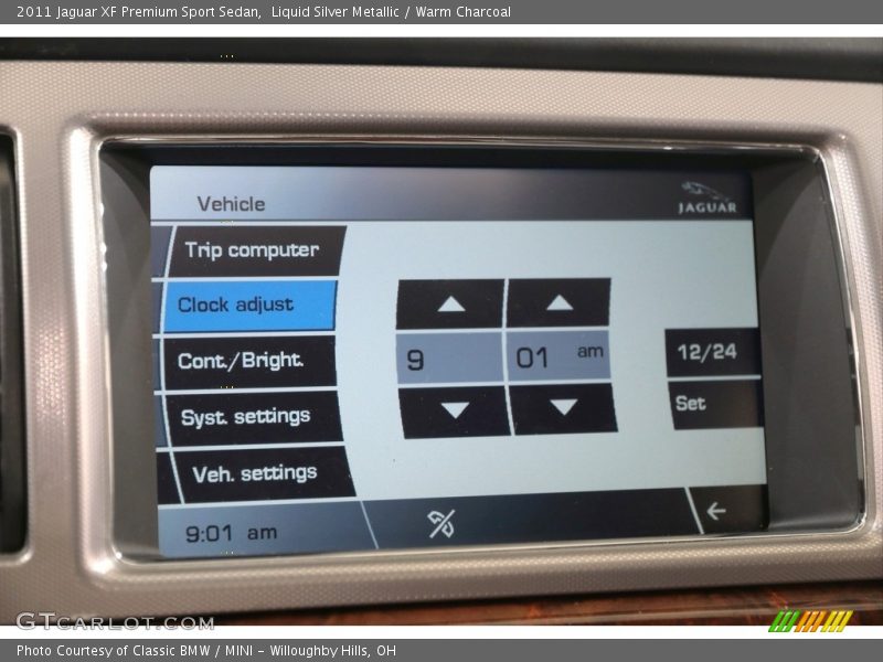 Liquid Silver Metallic / Warm Charcoal 2011 Jaguar XF Premium Sport Sedan