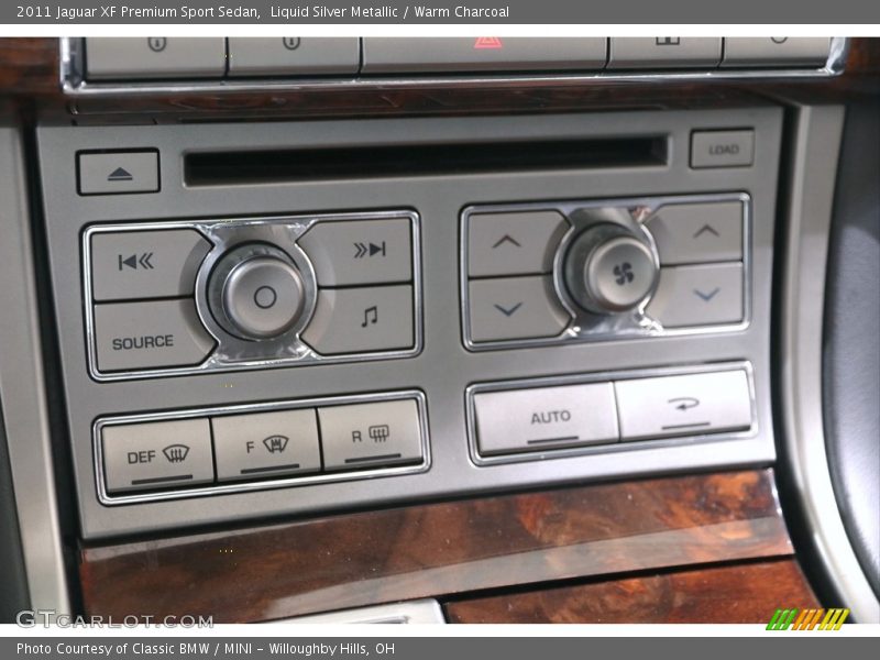 Liquid Silver Metallic / Warm Charcoal 2011 Jaguar XF Premium Sport Sedan