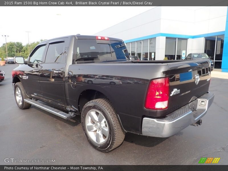 2015 1500 Big Horn Crew Cab 4x4 Brilliant Black Crystal Pearl