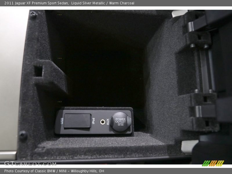 Liquid Silver Metallic / Warm Charcoal 2011 Jaguar XF Premium Sport Sedan