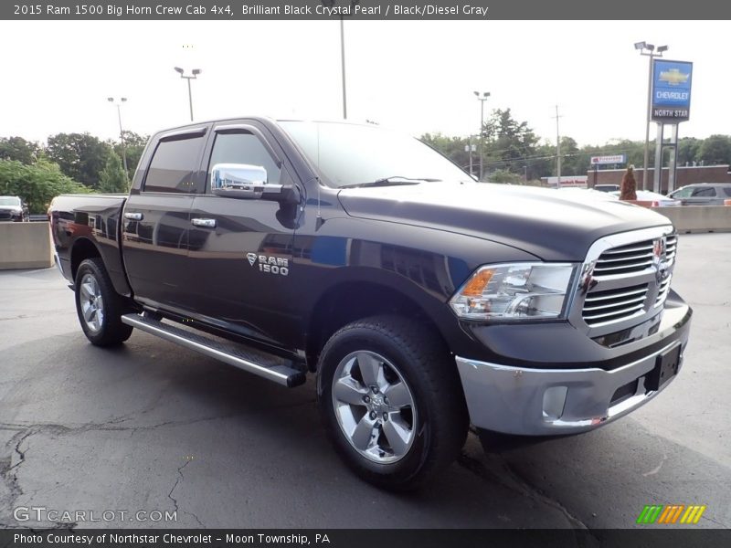  2015 1500 Big Horn Crew Cab 4x4 Brilliant Black Crystal Pearl