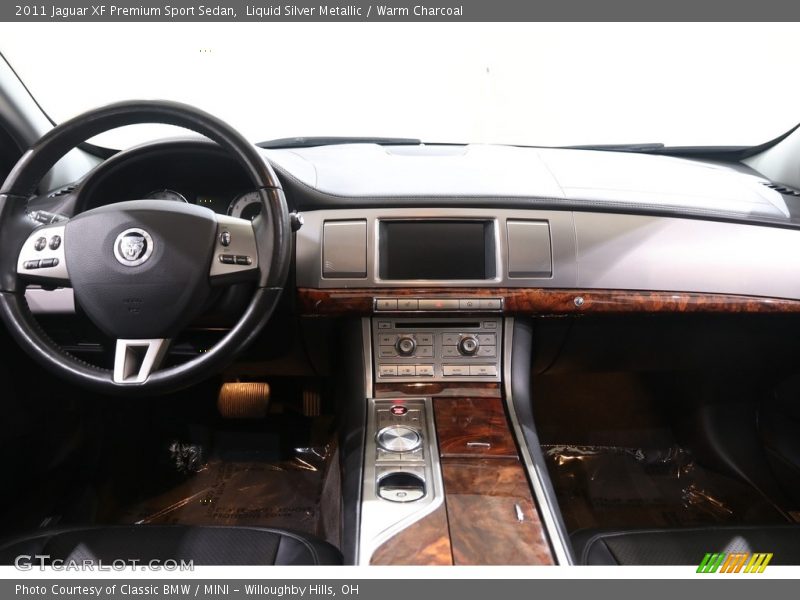 Liquid Silver Metallic / Warm Charcoal 2011 Jaguar XF Premium Sport Sedan