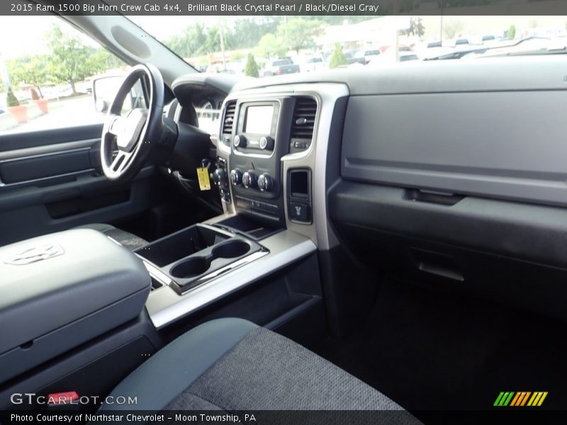 Dashboard of 2015 1500 Big Horn Crew Cab 4x4