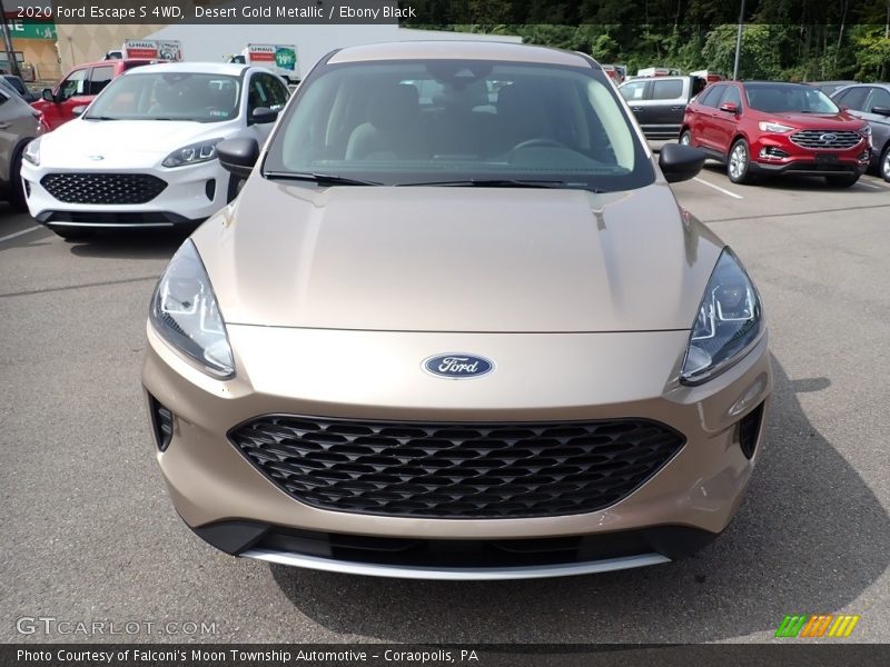 Desert Gold Metallic / Ebony Black 2020 Ford Escape S 4WD