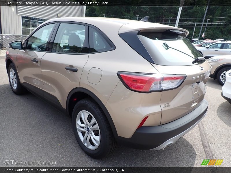 Desert Gold Metallic / Ebony Black 2020 Ford Escape S 4WD