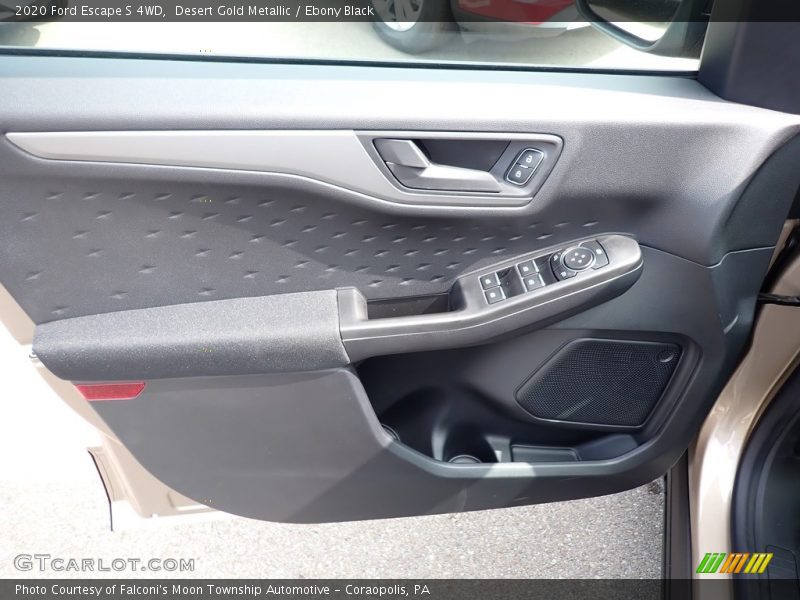 Desert Gold Metallic / Ebony Black 2020 Ford Escape S 4WD