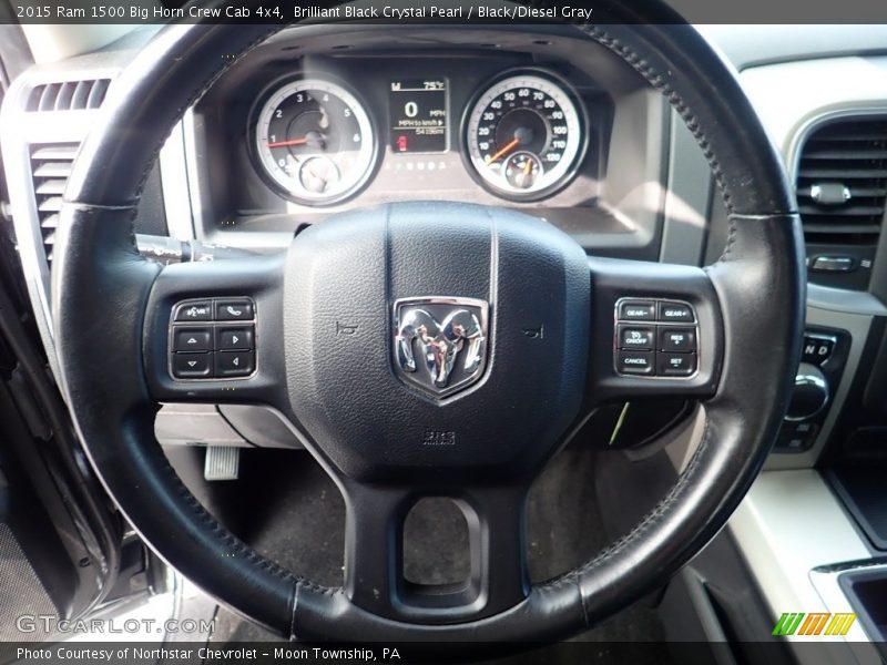  2015 1500 Big Horn Crew Cab 4x4 Steering Wheel