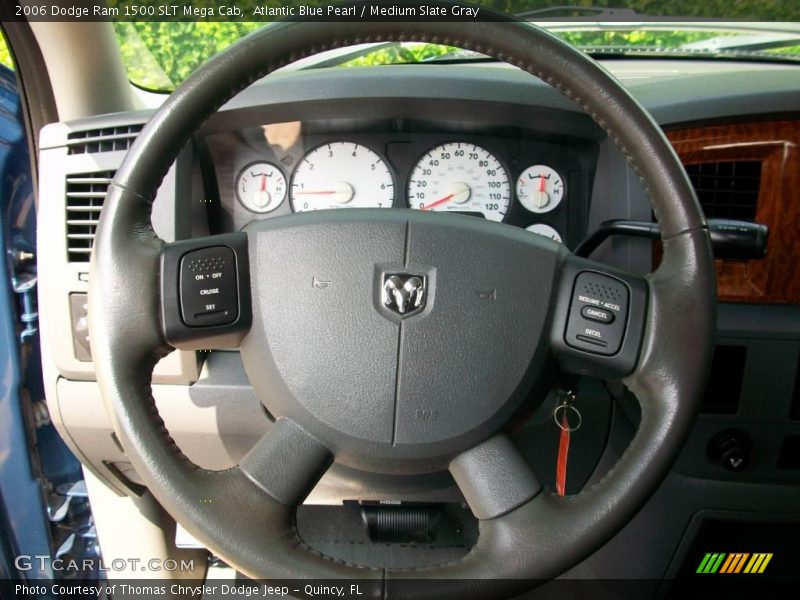Atlantic Blue Pearl / Medium Slate Gray 2006 Dodge Ram 1500 SLT Mega Cab