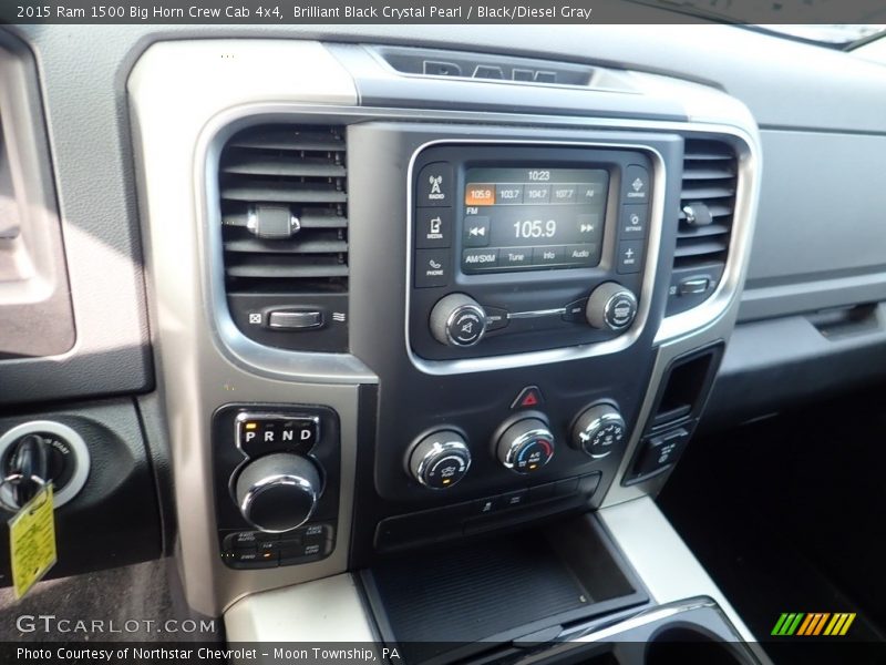 Controls of 2015 1500 Big Horn Crew Cab 4x4