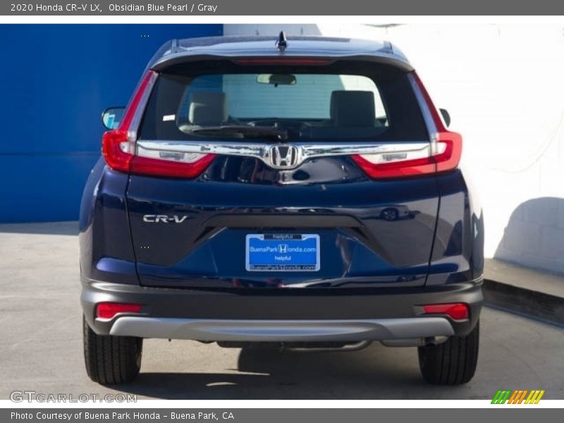 Obsidian Blue Pearl / Gray 2020 Honda CR-V LX
