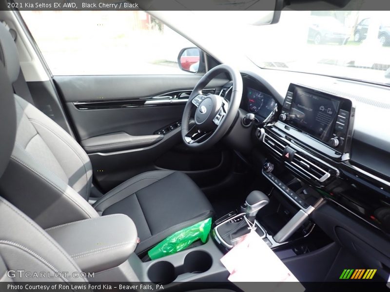 Black Cherry / Black 2021 Kia Seltos EX AWD
