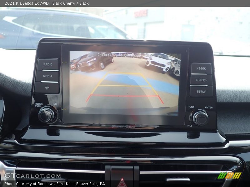 Black Cherry / Black 2021 Kia Seltos EX AWD
