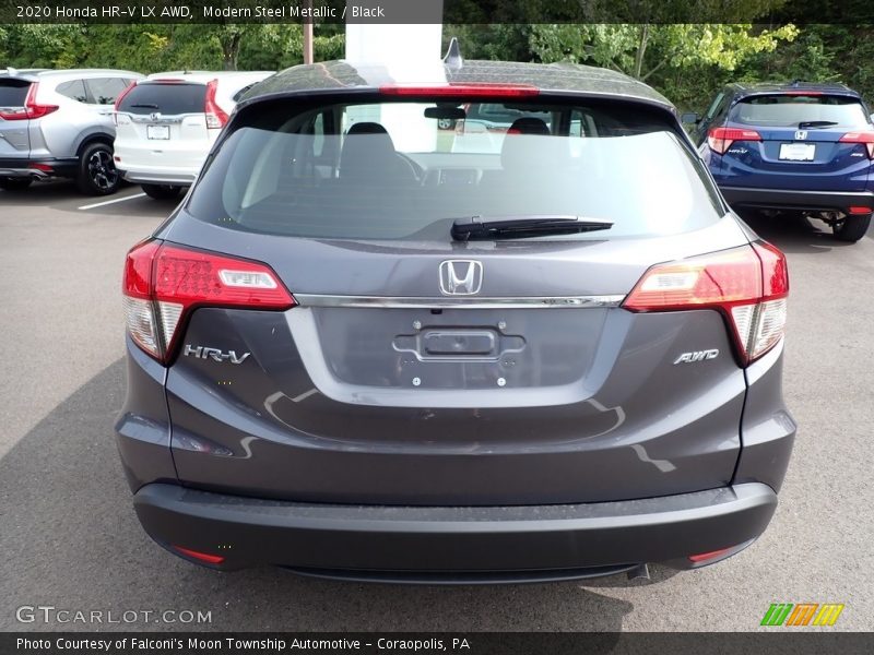 Modern Steel Metallic / Black 2020 Honda HR-V LX AWD