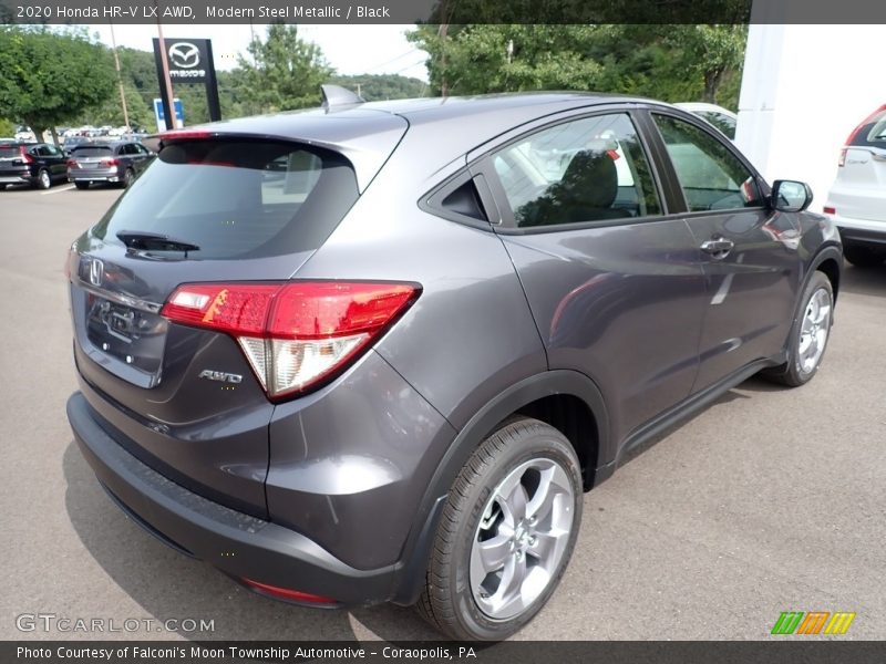 Modern Steel Metallic / Black 2020 Honda HR-V LX AWD