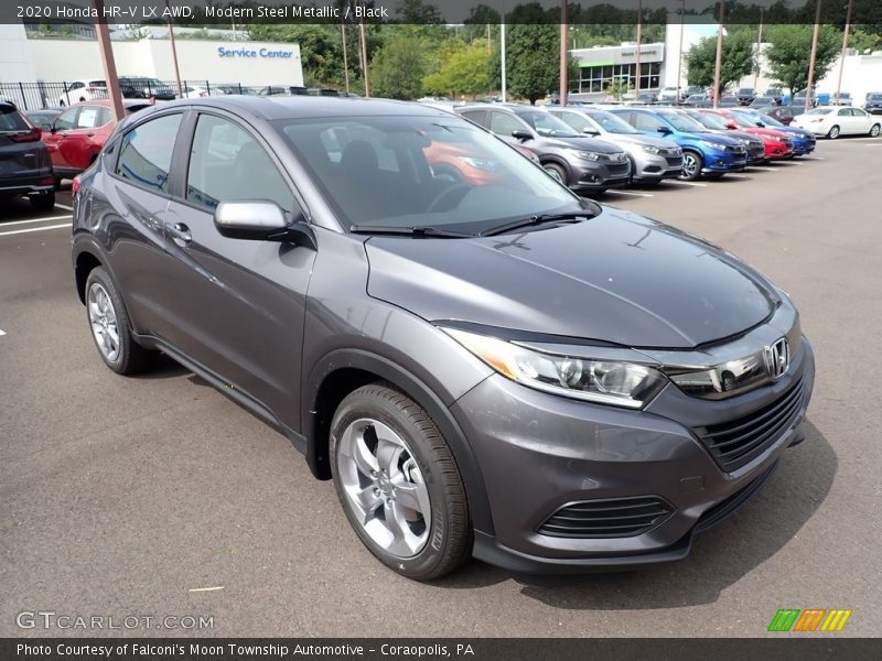 Modern Steel Metallic / Black 2020 Honda HR-V LX AWD