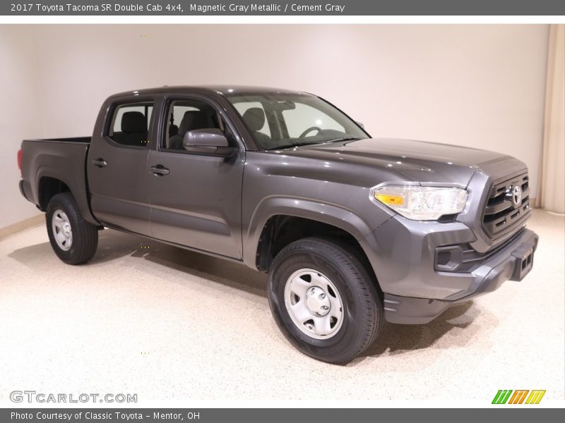 Magnetic Gray Metallic / Cement Gray 2017 Toyota Tacoma SR Double Cab 4x4