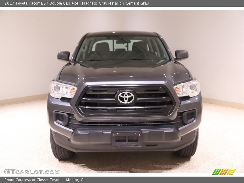 Magnetic Gray Metallic / Cement Gray 2017 Toyota Tacoma SR Double Cab 4x4