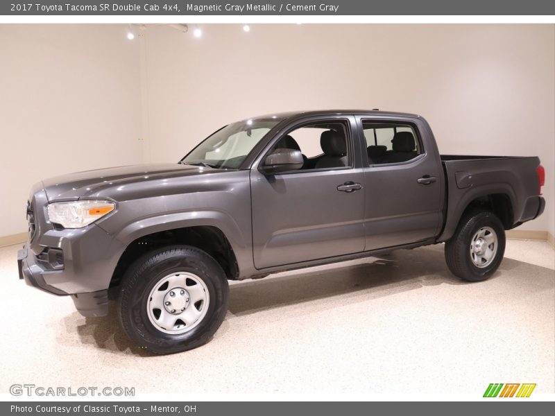 Magnetic Gray Metallic / Cement Gray 2017 Toyota Tacoma SR Double Cab 4x4