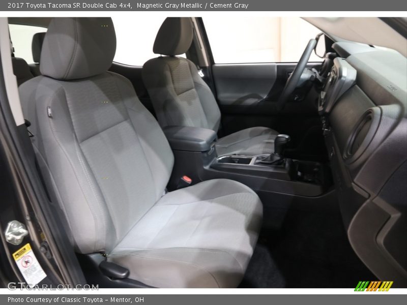 Magnetic Gray Metallic / Cement Gray 2017 Toyota Tacoma SR Double Cab 4x4