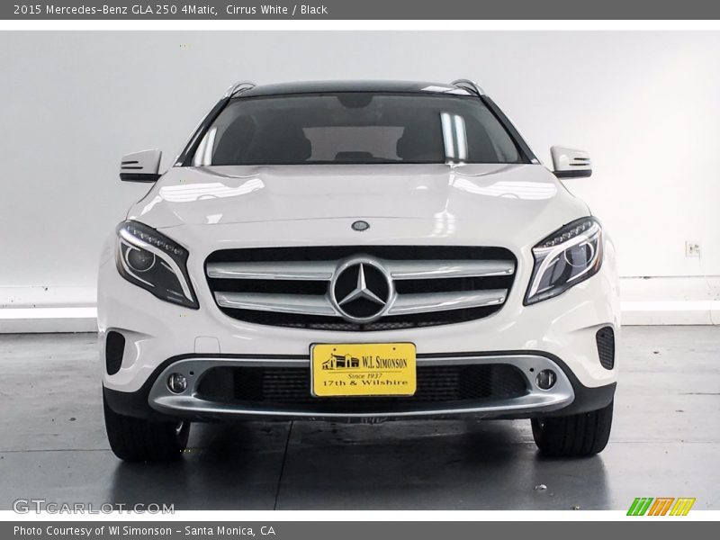 Cirrus White / Black 2015 Mercedes-Benz GLA 250 4Matic