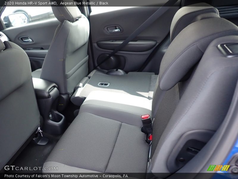 Aegean Blue Metallic / Black 2020 Honda HR-V Sport AWD