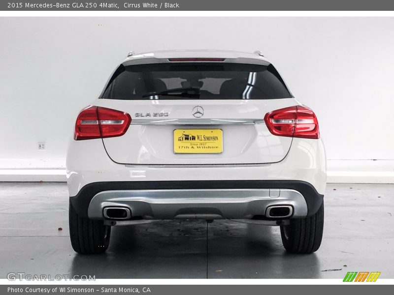 Cirrus White / Black 2015 Mercedes-Benz GLA 250 4Matic