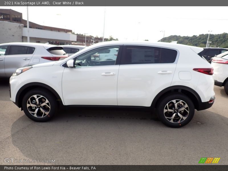  2021 Sportage LX AWD Clear White